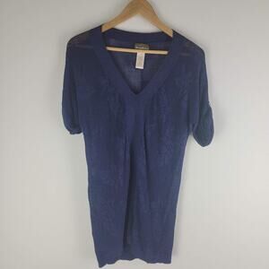 Tommy Bahama Short Sleeve Tunic Top Swim Coverall Size XS